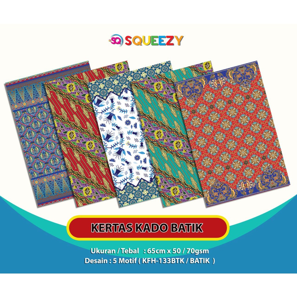 

Kertas Kado Sampul Hadiah Packing Bungkus kado Batik
