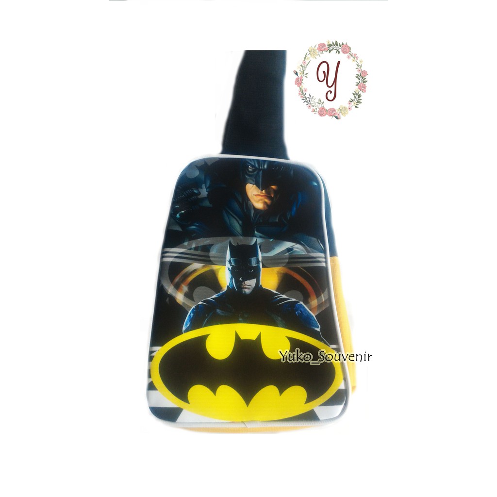  Tas  Selempang  Pundak Karakter Batman Sling Bag Batman 