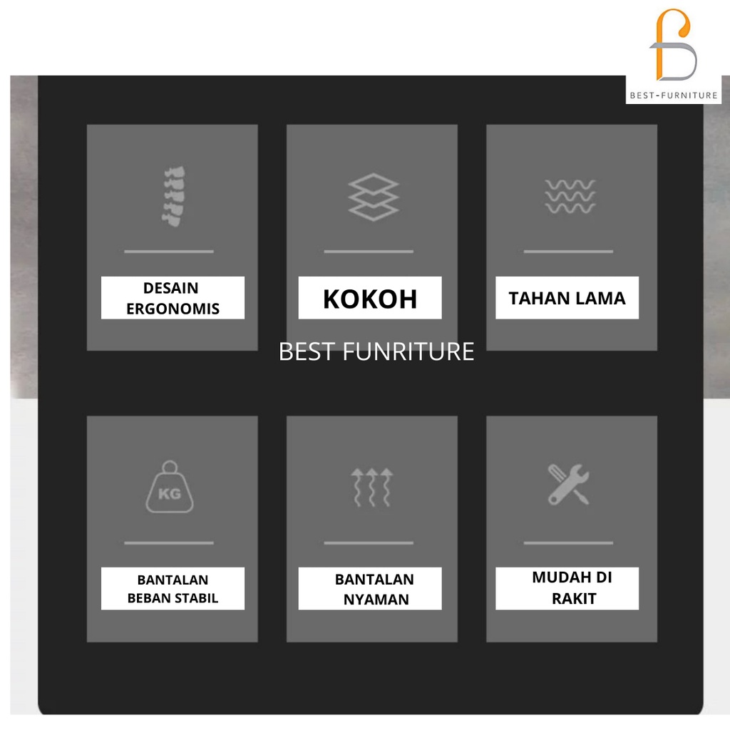 Best Kursi Hadap Busa Kursi Staff Kursi Kantor Kursi Belajar Multifungsi