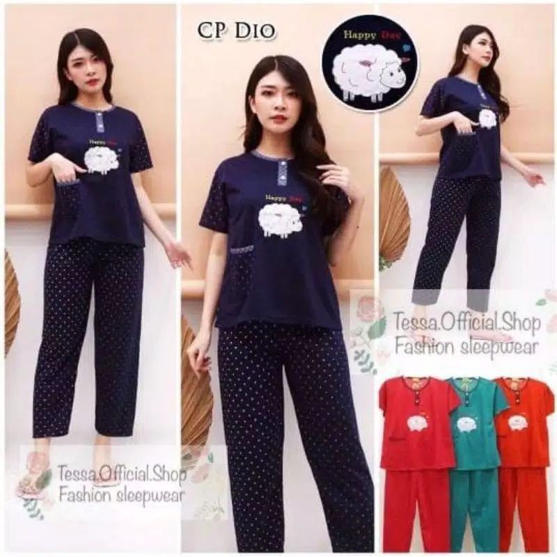DP011 CP Standar Merek DIO Grosir Baju Tidur Piyama Wanita Dewasa Babydoll Wanita Terbaru