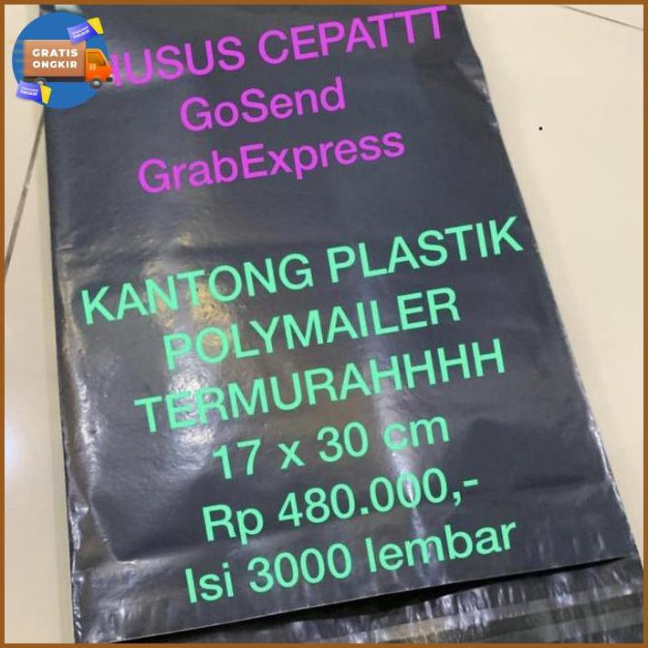 

✅Baru KANTONG PLASTIK ONLINE SHOP/KANTONG KURIR DHL 17x30 POLYMAILER TEBAL ⭐⭐⭐⭐⭐
