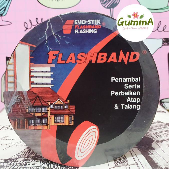 Flashband 10 CM / Lakban Anti Bocor / Lem Atap Talang/ Penambal Bocor