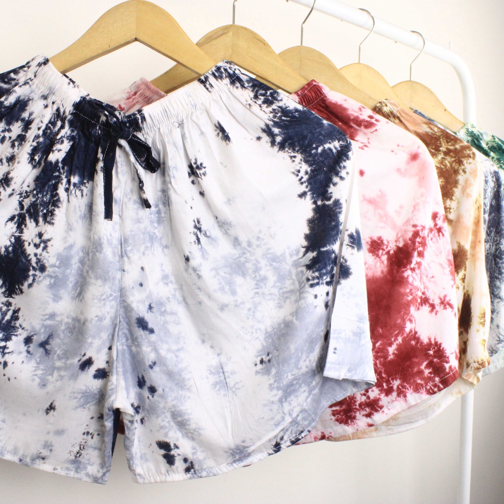 Hot Pants Wanita / Celana Pendek Wanita / Celana Pendek Tie Dye