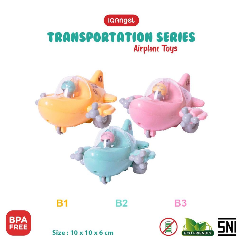 Mainan Anak - IQAngel Transportation Toys Series - Mainan Edukasi Anak