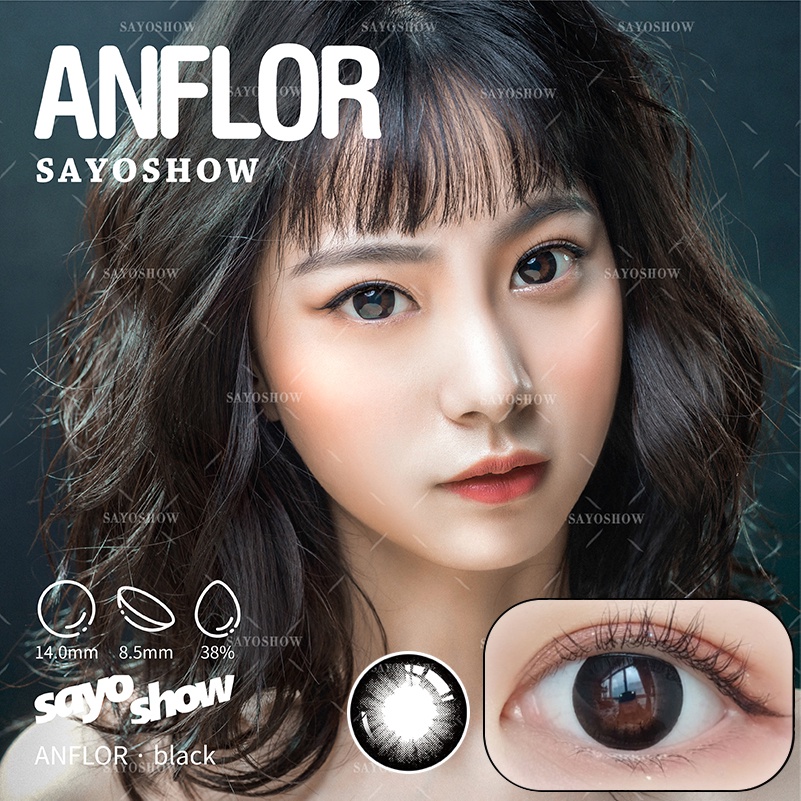 SAYOSHOW - Softlens Anflor Normal, Minus 1.00 S/D 8.00 (14 mm )