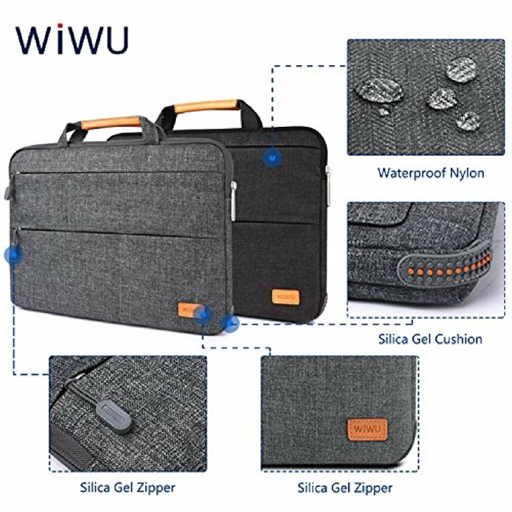 WIWU QB T1333 TAS LAPTOP 15.4 INCH SMART STAND SLEEVE MACBOOK &amp; LAPTOP