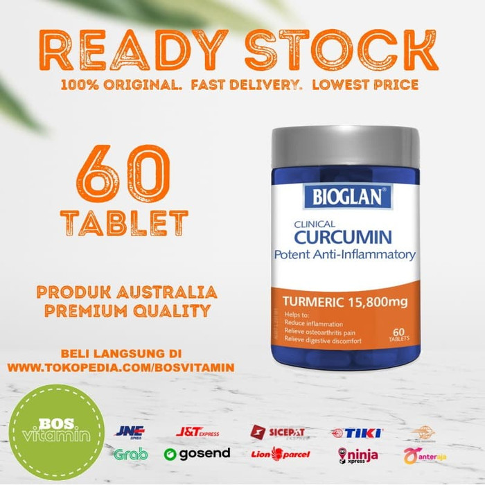 Bioglan Clinical Curcumin - 60 tablet (Turmeric 15,800mg)