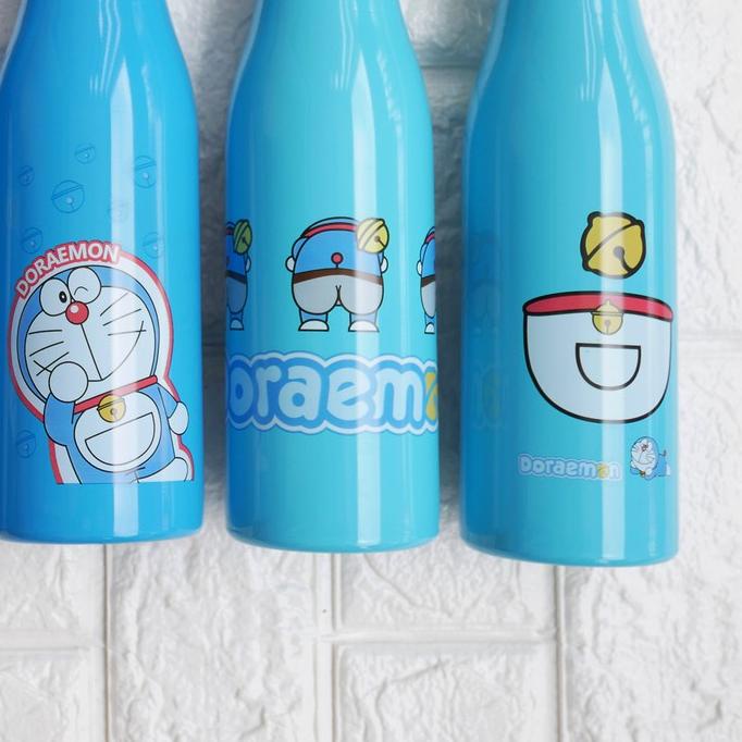 ★ Termos Mini Karakter Air Panas Stainless Kecil Tempat Kopi dan Teh Motif Doraemon Hello Kitty ✻