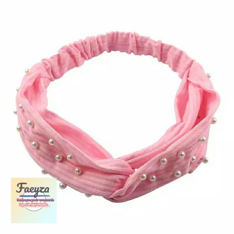 bandana mote korea isi 6 pcs campur warna