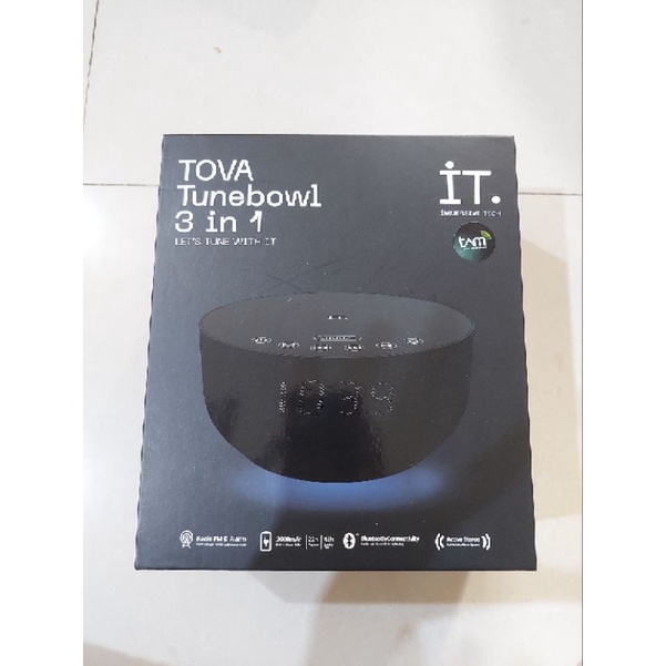 speaker bluetooth tova tunebowl 3 in 1
