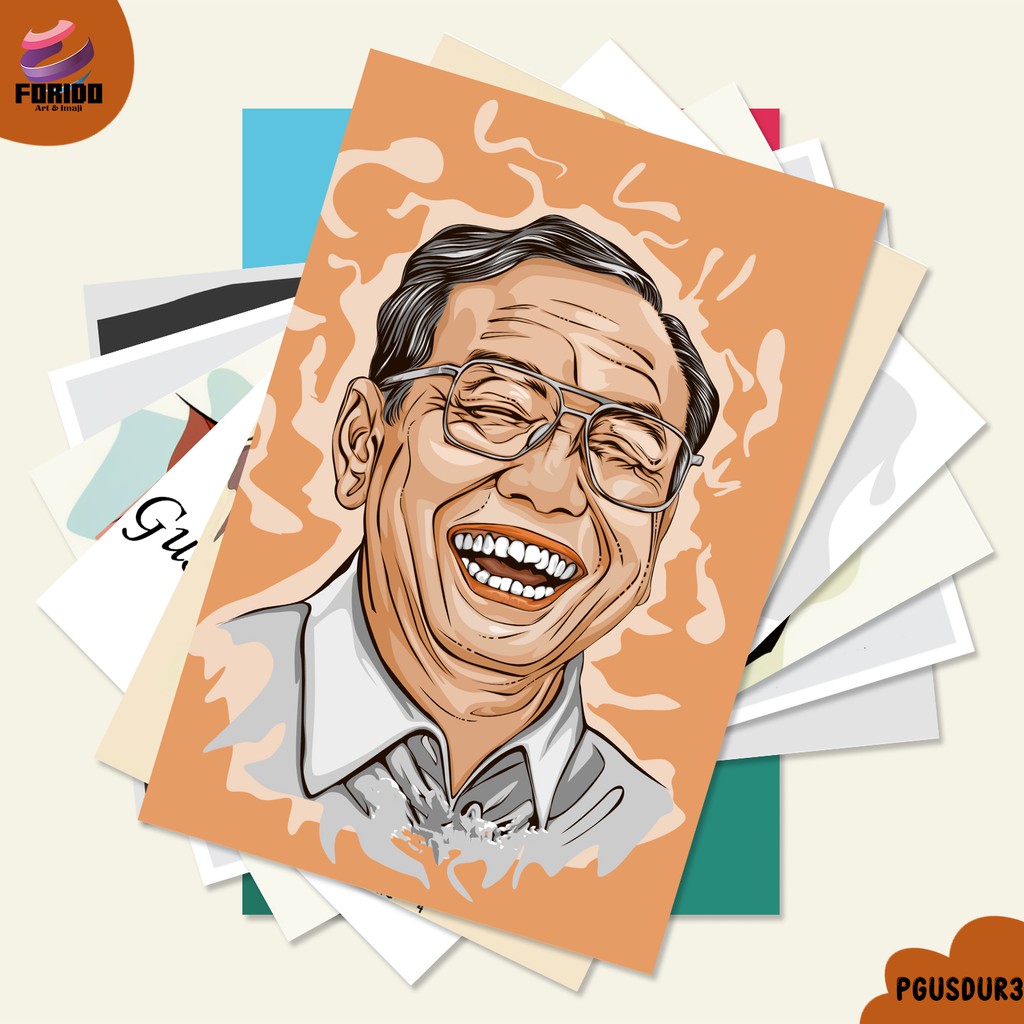 Poster A3 Gus Dur (K.H ABDURAHMAN WAHID)