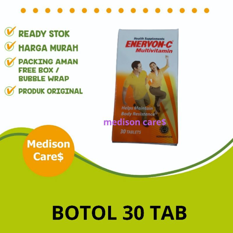 enervon c multivitamin | 30 tab per botol