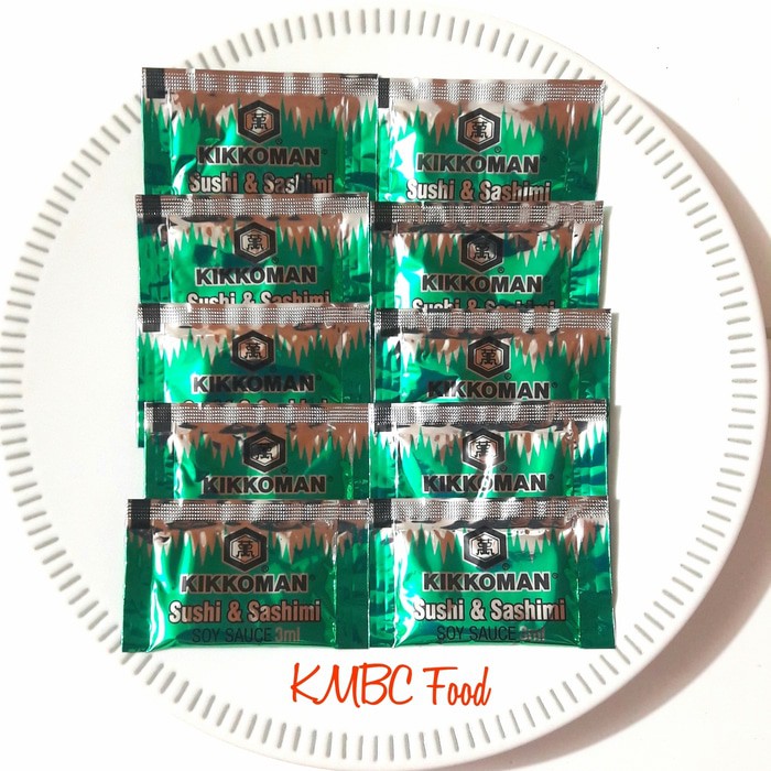 

BIG SALE KIKKOMAN SOY SAUCE SACHET 3 ML | SAUS UNTUK SUSHI DAN SASHIMI !!!!