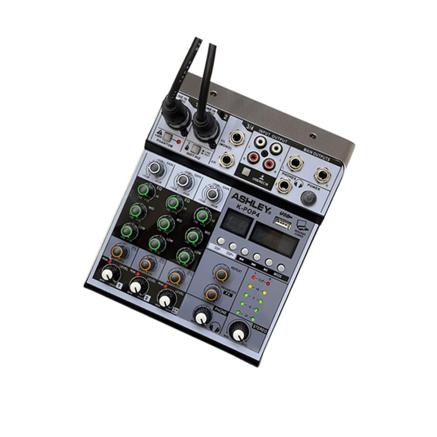 Mixer Ashley K-POP 4 / ASHLEY K-POP4 / PC Soundcard USB Bluetooth