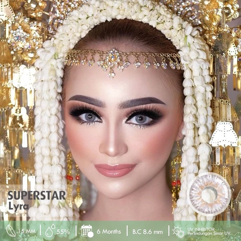 Superstar Lyra lensa warna softlens premium