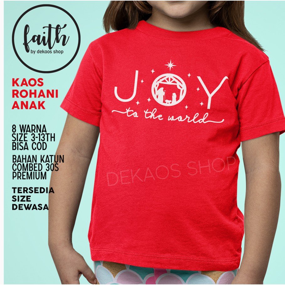 BAJU KAOS NATAL ANAK / BAJU KAOS NATAL ANAK LAKI LAKI / BAJU KAOS NATAL ANAK PEREMPUAN / BAJU KAOS N