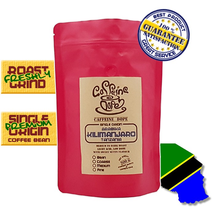 

Kopi Arabika Kilimanjaro Tanzania 200 Gr - Bean/Biji & Ground/Bubuk