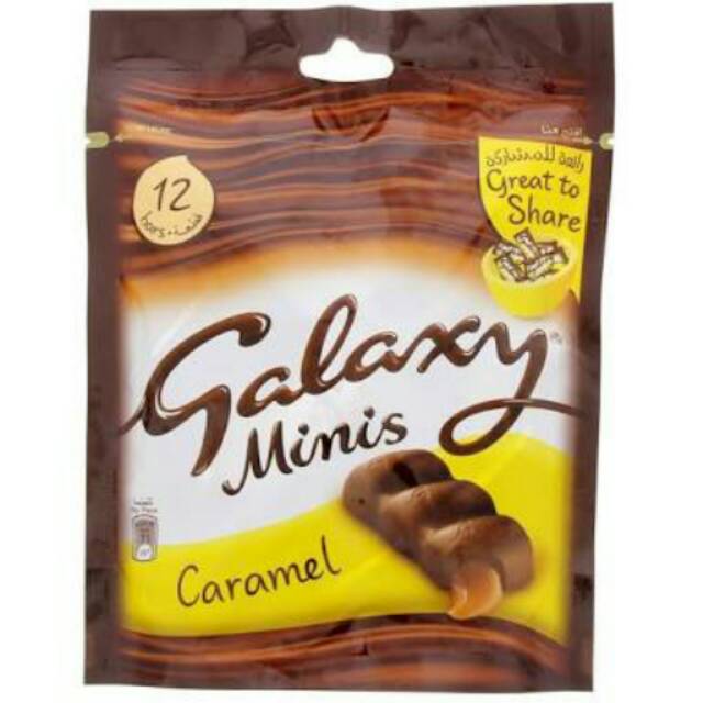 

Galaxy Minis Caramel 12 bars