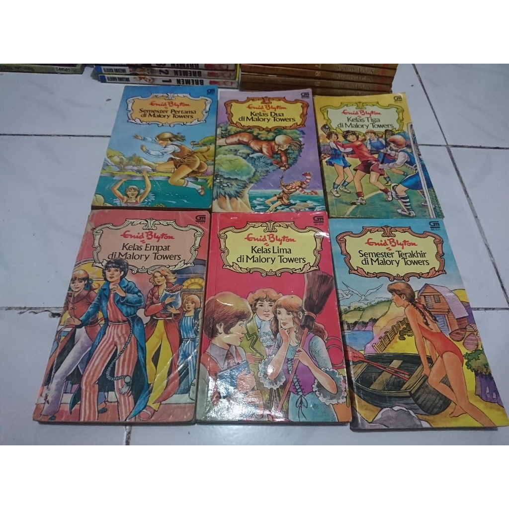Novel set lengkap malory towers 1-6 - Enid Blyton
