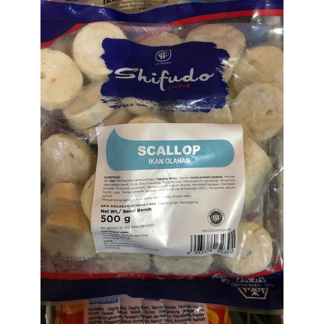

Shifudo Scalop 500 gr
