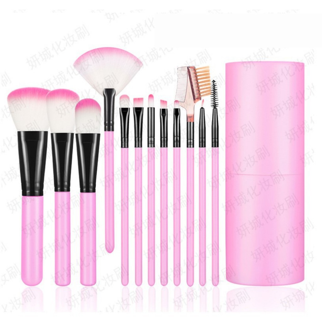 ALAT MAKE UP 12 KUAS / PREMIUM MAKE UP TOOLS / BRUSH KOSMETIK / BRUSH MAKE UP SET / SET KUAS MAKEUP