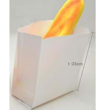 

➯ Paperbag Flat Kantong Kertas Putih 16x8x23 (L) Gorengan Ayam Chicken ➸