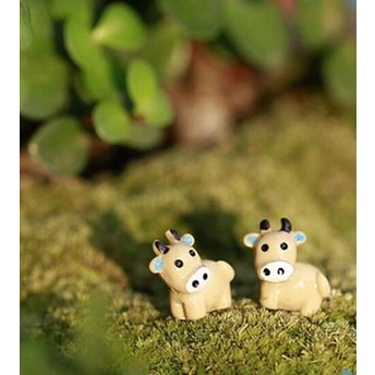 Miniatures - Terrariums - Fairy Garden - Animal_Cow (2pcs)