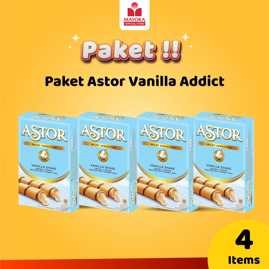 

Paket Astor Vanilla Addict 4 Box