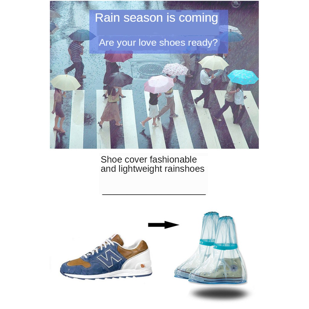 Image of Safebet Cover Hujan Sepatu Jas Rain SHoes cover anti air IMPORT #8