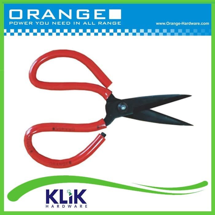 Orange Gunting Kain 8 Inch - Gunting Kodok - Gunting Seng Serbaguna