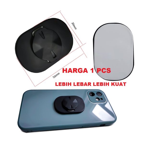 STIKER Adaptor Handphone LEBAR Phone Sticker Adapter GPS BESAR 3m HP sepeda DUDUKAN BAR FLY mount ho