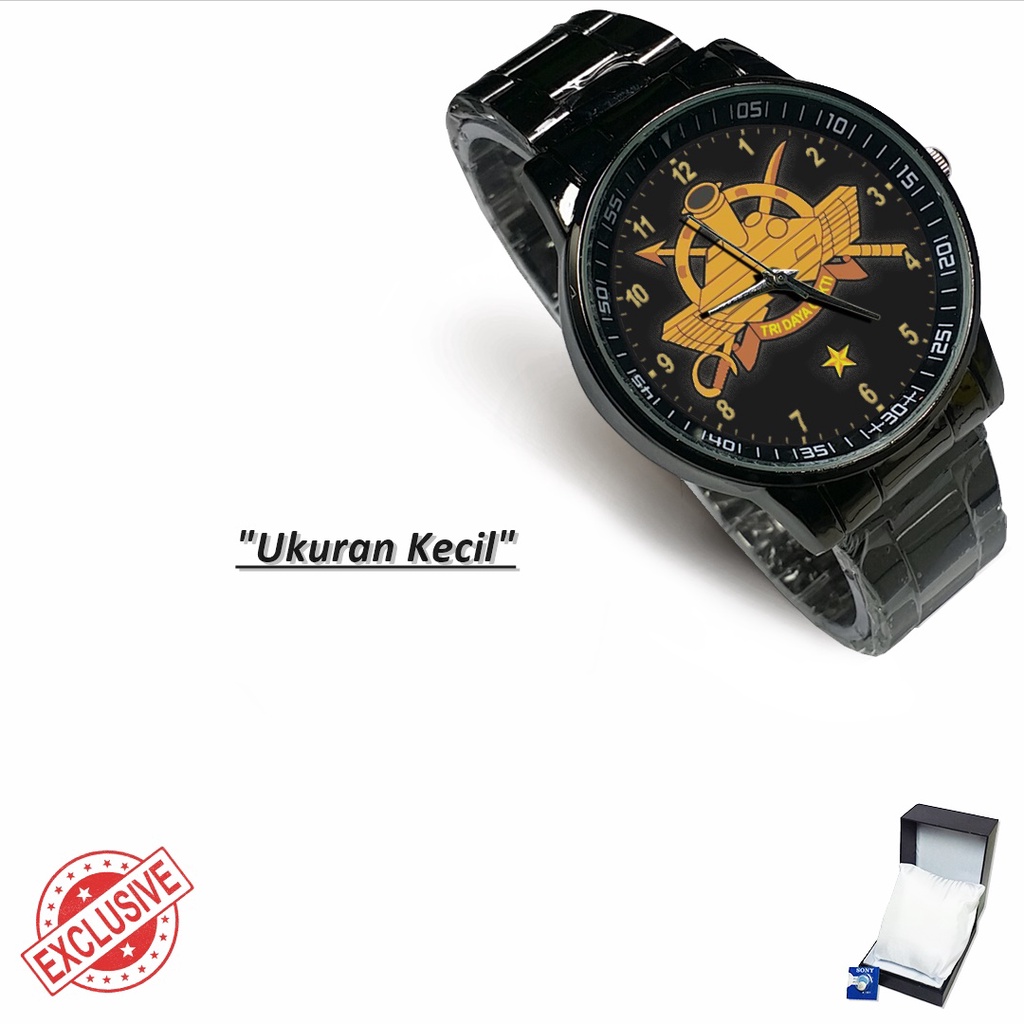 Jam Tangan Rantai Couple KAVALERI TNI AD (Limited Edition)