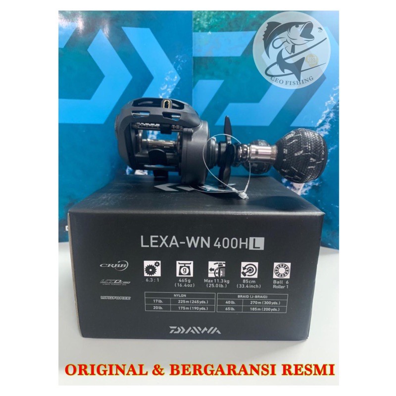 Reel BC Baitcasting Daiwa Lexa WN 400 HL
