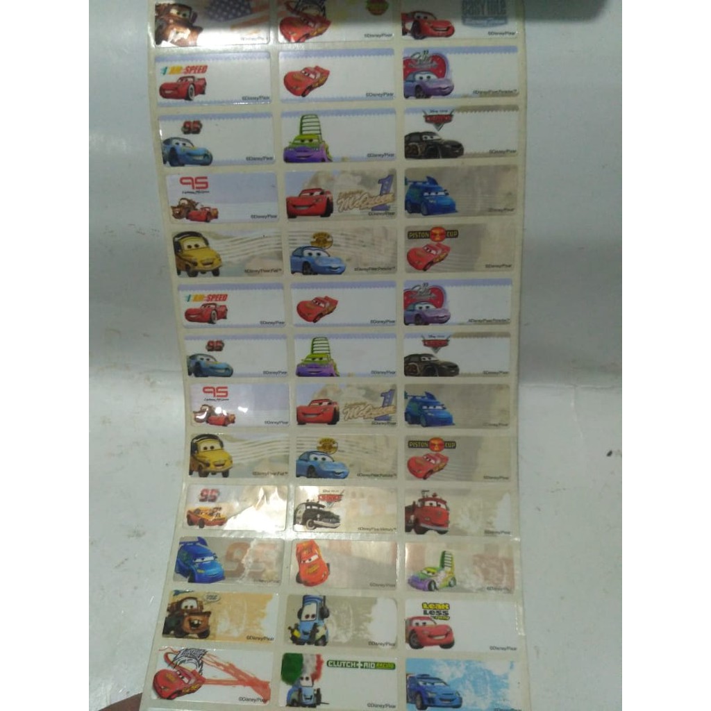 

PROMO Stiker Label Nama Name Sticker Waterproof Anti Air - PROMO Label Nama uk M