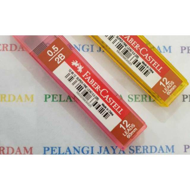 

Refill / Isi Pensil Mekanik Faber-Castell 2B - 0.5 mm