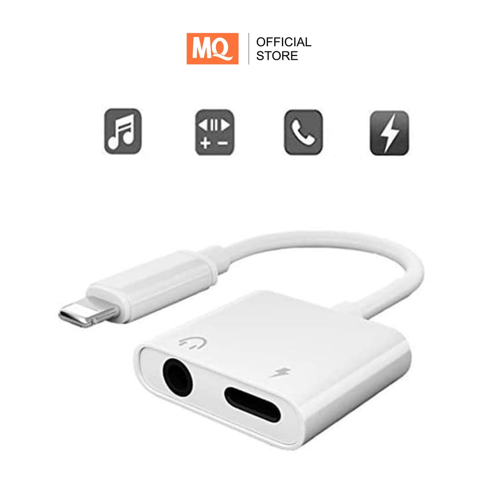 MQ Kabel Adapter Konektor Jack 3.5mm untuk Lightning