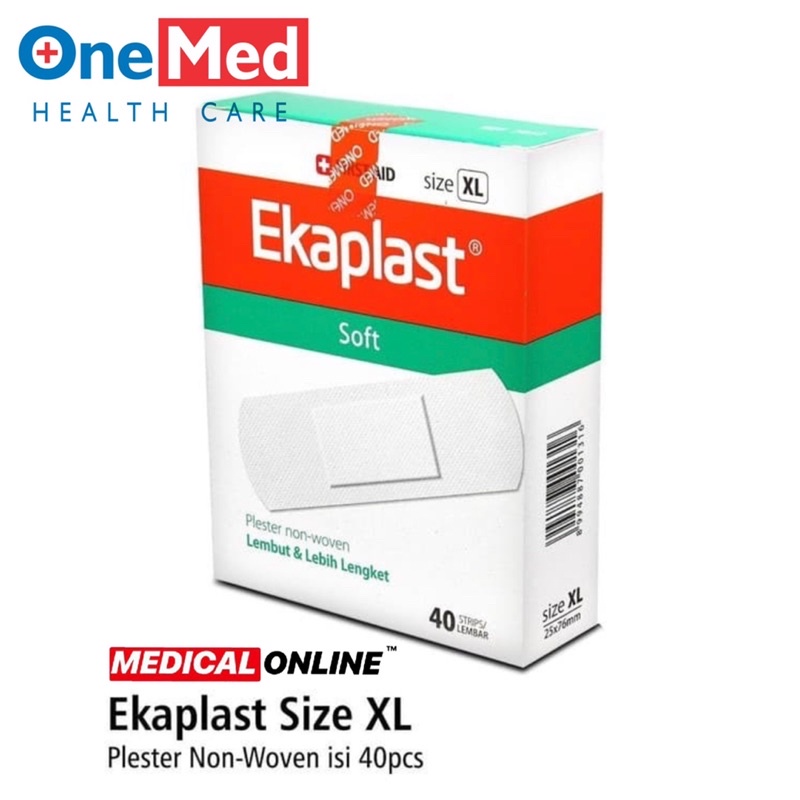 PLESTER LUKA EKAPLAST SOFT NON WOVEN ONEMED ISI 40 PER BOX MEDICALONLINE MEDICAL ONLINE