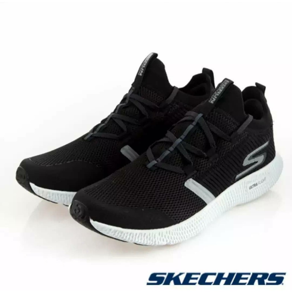 Sepatu Running Pria Skechers Go Run Horizon 55217-BKW - Black