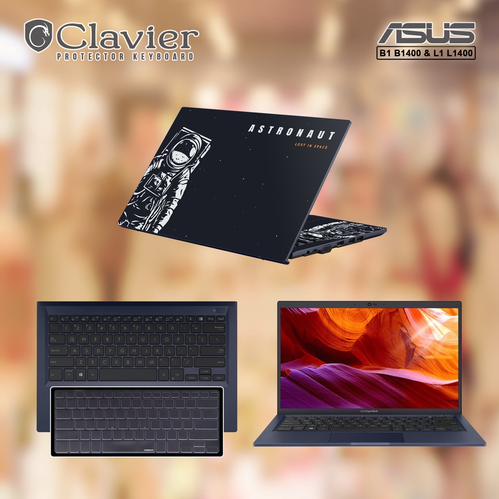 Cover Keyboard Screen Protector Garskin Laptop Anti Gores Asus ExpertBook B1 B1400 B1400C B1400CE B1