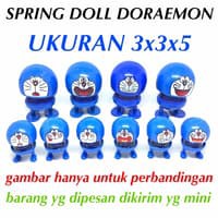 SPRING DOLL DORAEMON MINI BONEKA EMOJI PAJANGAN SMILE GOYANG - MINI