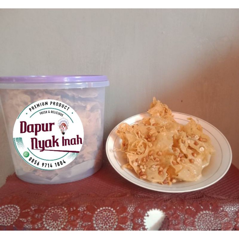 

Peyek Nyak Inah Kacang Tanah (Toples 5Lt)