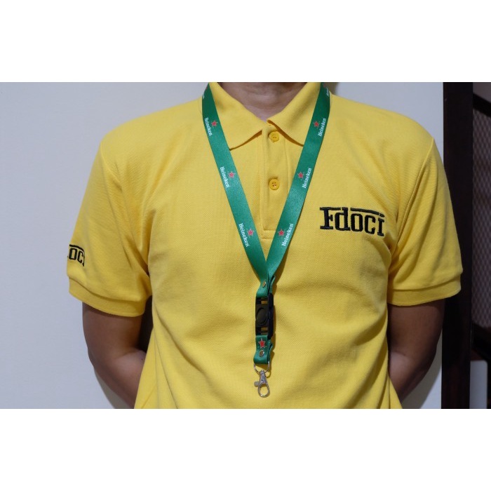 

Lanyard HEINEKEN Satuan Custom Dua Sisi Gantungan Kunci