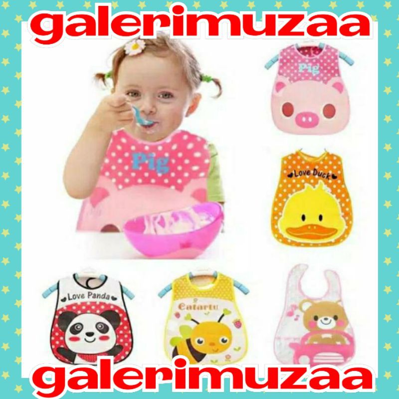 ( makassar )Celemek Bayi / Waterproof Anak / Bayi / Celemek Anti Air Anak