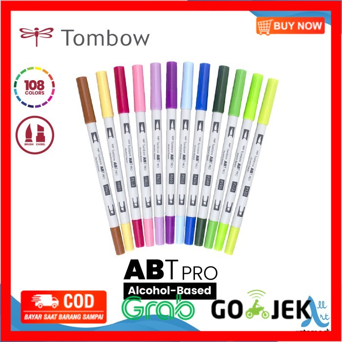 

(BISA COD) Brush Pen Tombow ABT PRO Dual Marker - 06/06 - COOL GRAY 7