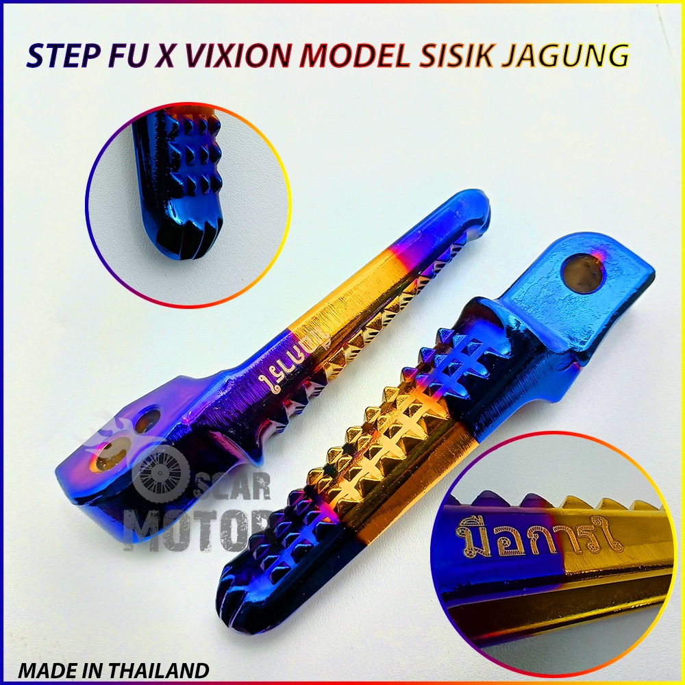 STEPAPRILIA CHROME THAILOOK 2TONE BEAT NEW VIXION SCOOPY NMAX AEROX FU motor