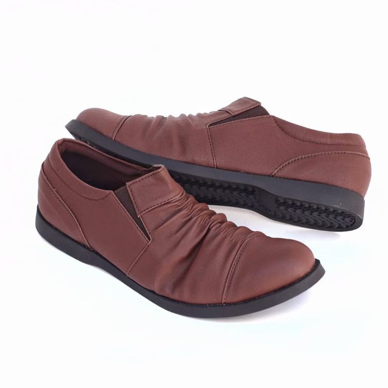 W0LF | RAST - Sepatu kasual Pria Fashion Kantor Loafers Kerja Kulit Syntetic Leather Size 38-44 a