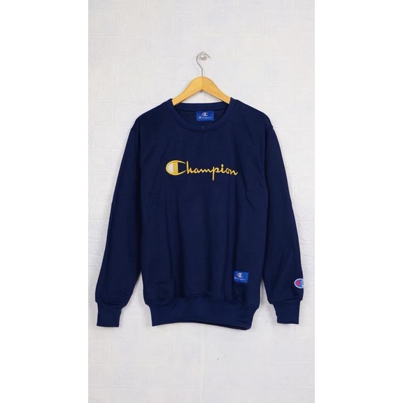 Jaket Sweater Crewneck Champion Motip Bordir Full TAG Terbaru / Sweater Crewneck Champion Bordir Full TAG / Sweater Crewneck Bordir Dewasa Pria Dan Wanita TERBARU / Jaket CREWNECK Champion DEWASA M-L-XL-XXL