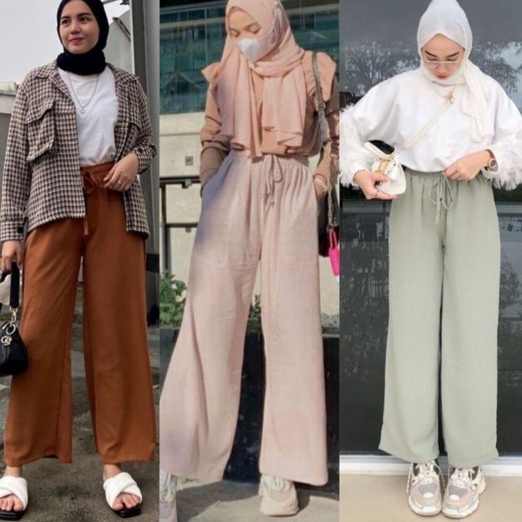 フ Higt waist kulot crincle premium Jumbo / crincle jumbo/kulot crincle jumbo / kulot jumbo / kulot c