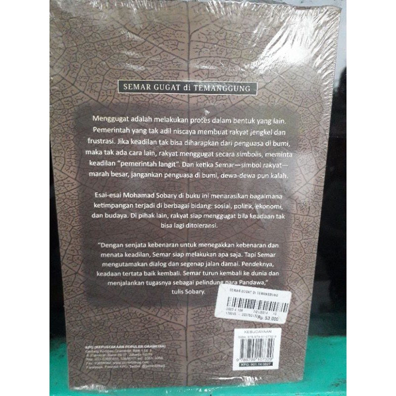 buku semar gugat di temanggung