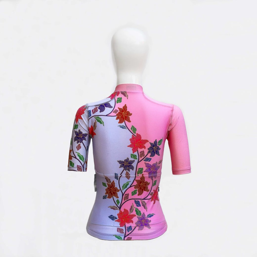 Proteger Women Jersey sepeda road bike Batik Patern